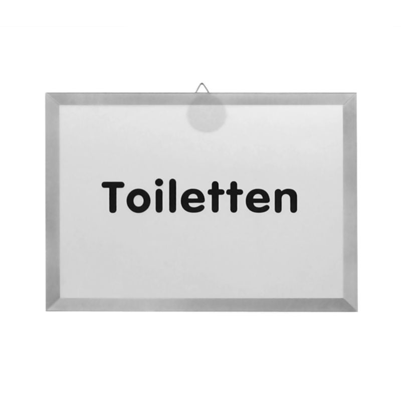 GRÄWE Hinweisschild „Toiletten“ – Wegweiser für Gastronomie & Gewerbe