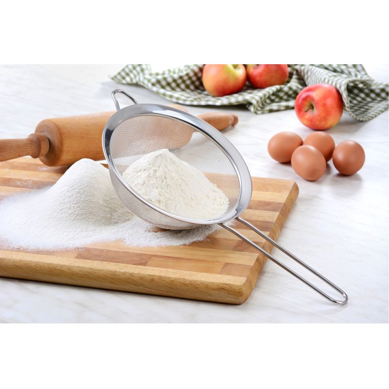 GRÄWE Küchensieb 18 cm – Edelstahl 18/10 mit Einhängehaken