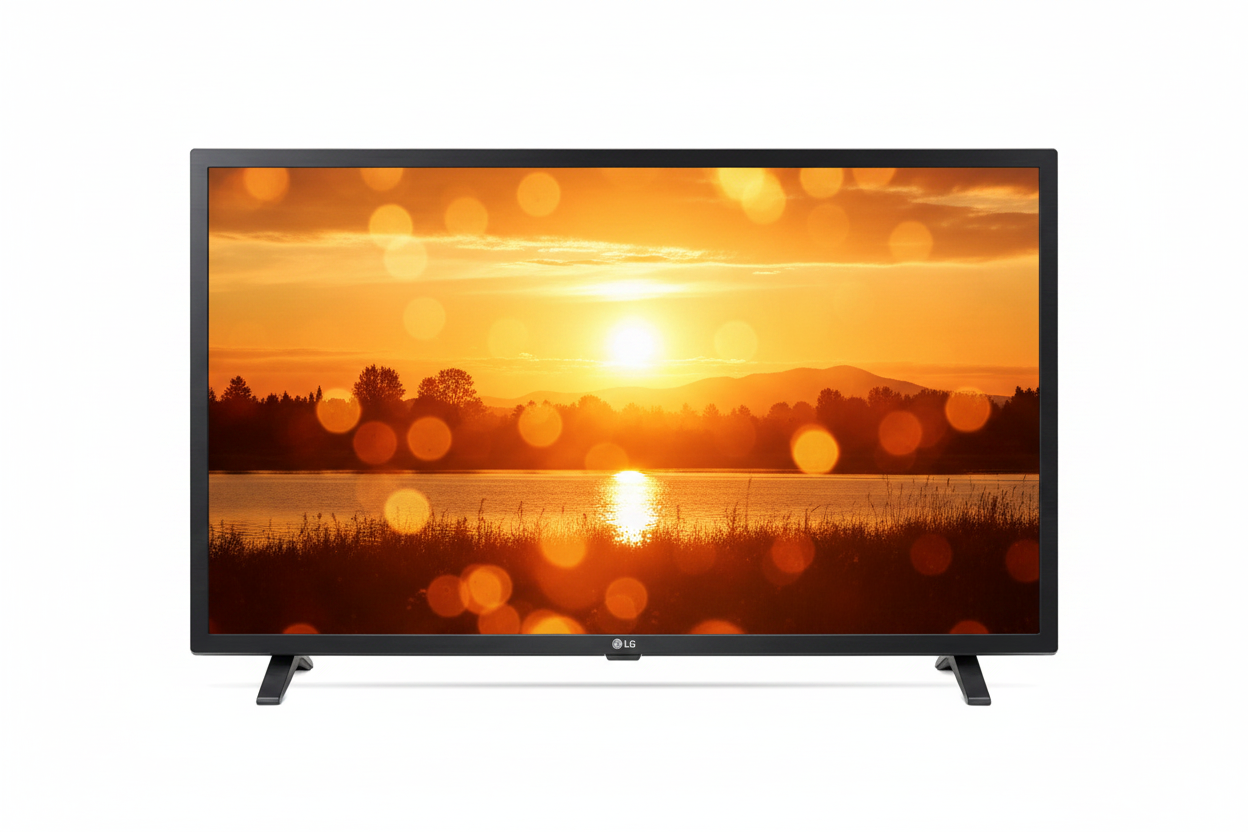 LG TV mit warmen Farbtönen