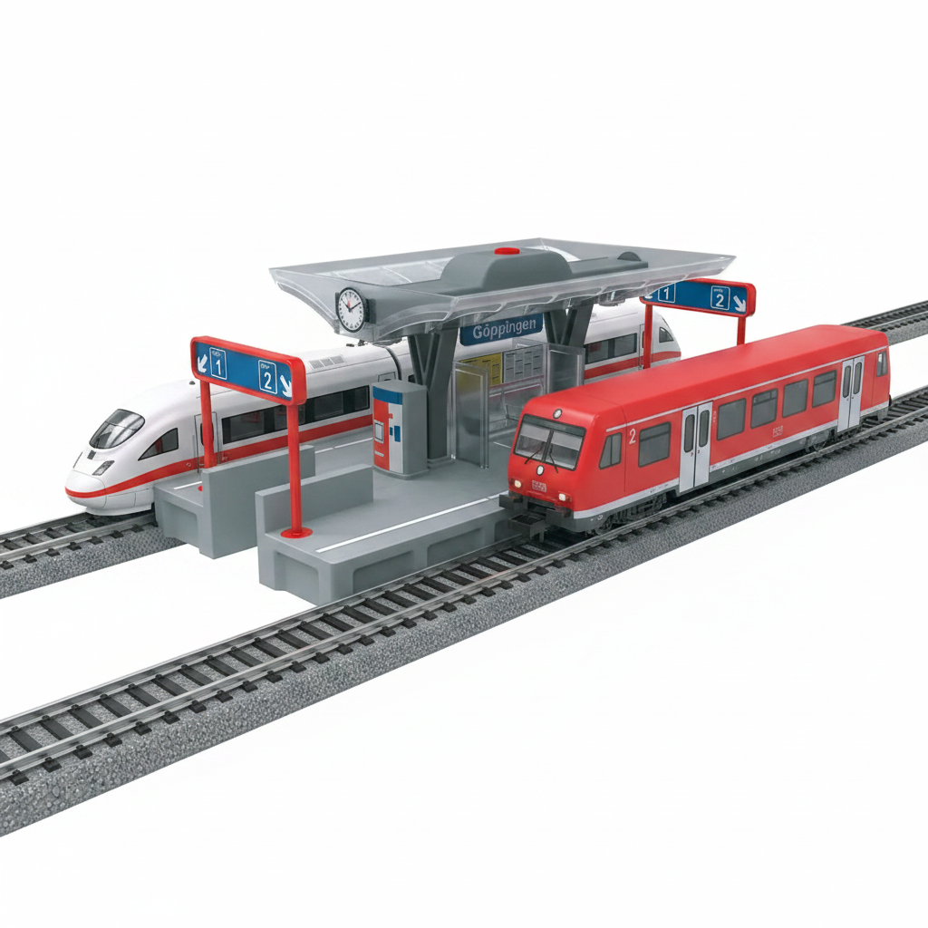 Märklin my world Bahnsteig mit eigenen Zügen