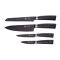 Gräwe Messer Set Kuro 4 teilig Kochmesser-Set Küchenmesser-Set
