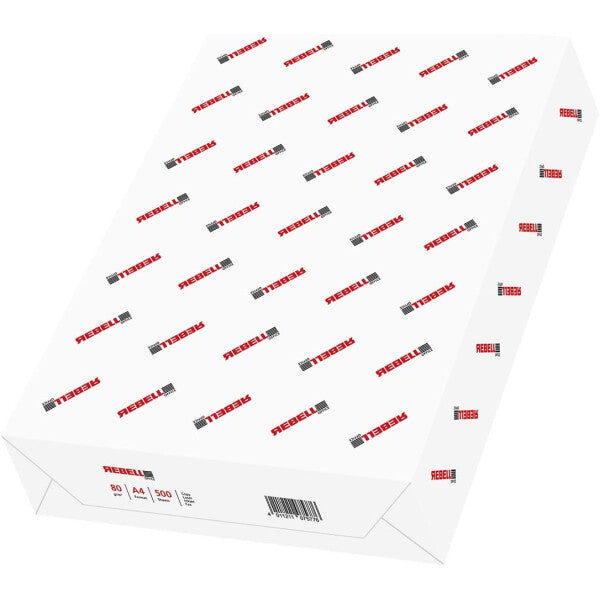 Eine Palette REBELL office Universalpapier weiß A4 80g - 1 Palette 100.000 Blatt