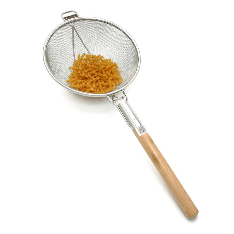 GRÄWE Passiersieb 30 cm – Edelstahl 18/10 mit Holzgriff & Doppelnetz