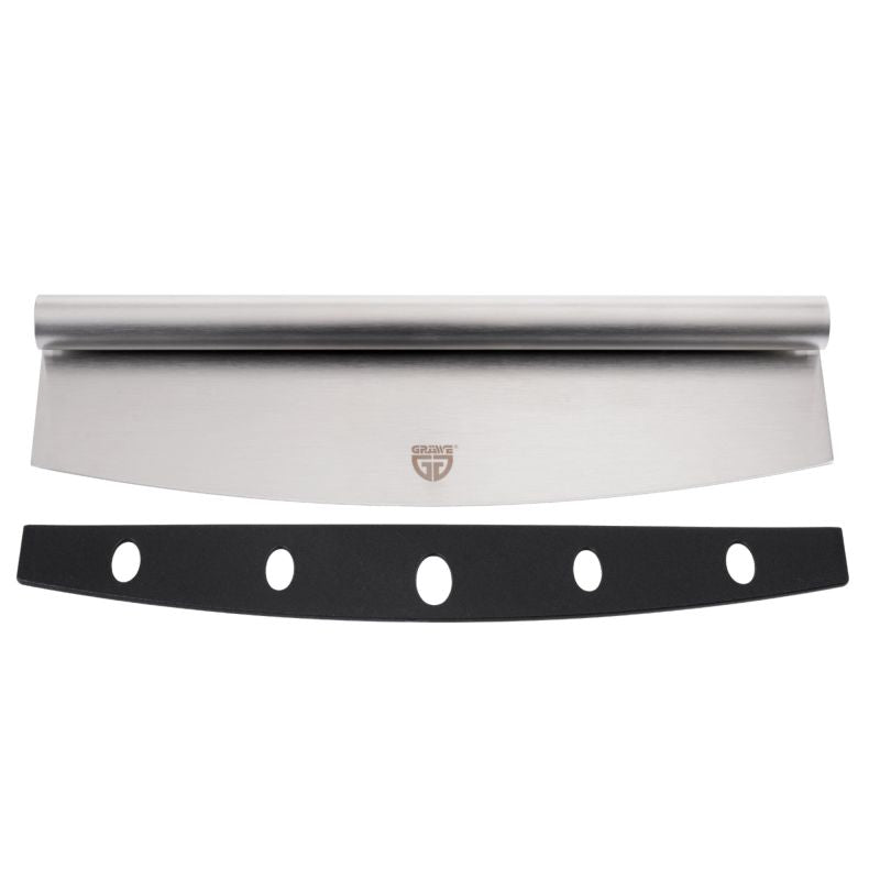 GRÄWE Pizzamesser 35 cm – Edelstahl, gebürstet