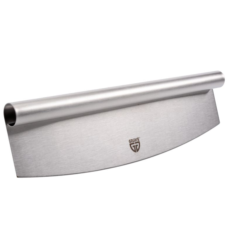 GRÄWE Pizzamesser 35 cm – Edelstahl, gebürstet