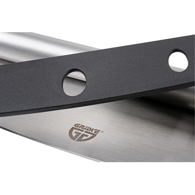 GRÄWE Pizzamesser 35 cm – Edelstahl, gebürstet