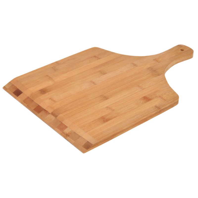 GRÄWE Pizzaheber & Schneidbrett aus Bambus – 45 cm