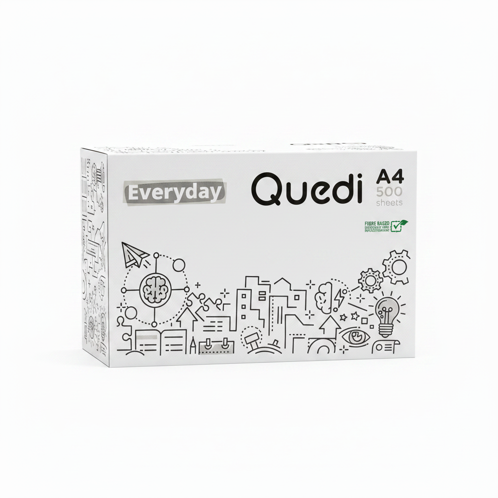 Quedi Everyday A4 Kopierpapier gedreht