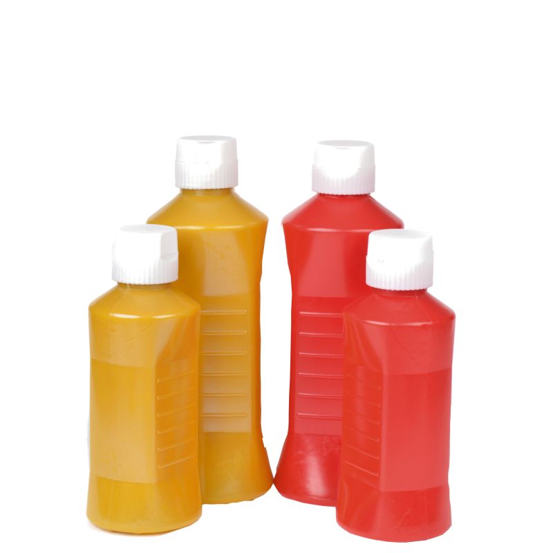 GRÄWE Senfspender 0,6 Liter – Quetschflasche aus Kunststoff