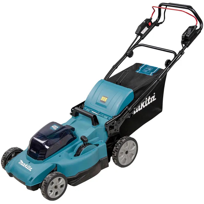 Makita Rasenmäher DLM481Z, Akku 2x 18V, Schnittbreite 48cm, Fangkorb 62 Liter ohne Akku und ohne Ladegerät
