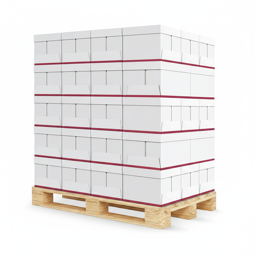 REBELL office Palette – vorderes Paket entfernt