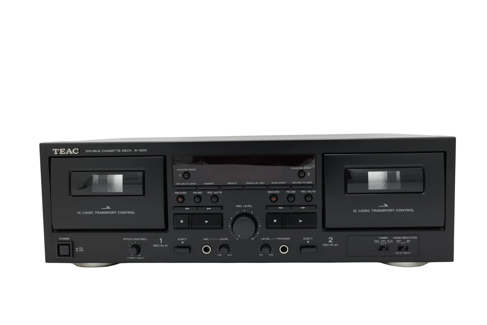 TEAC W-1200B Doppelkassettendeck „TEAC W-1200B Doppelkassettendeck – professionelles Tapedeck schwarz"