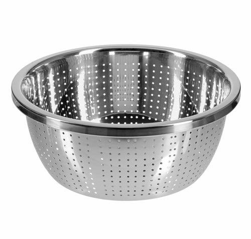 Gräwe Seiher und Schüsselset 2 teilig 28cm Edelstahl Schüssel mit Sieb