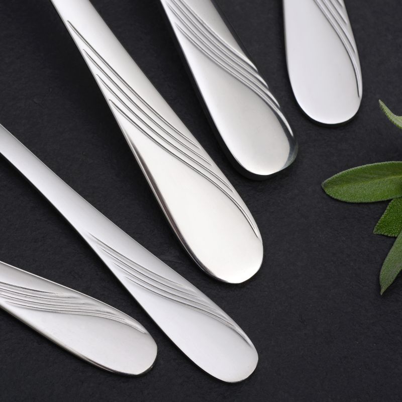 Gräwe Tafelbesteck Edelstahl 12 Personen 60 teilig Besteck-Set