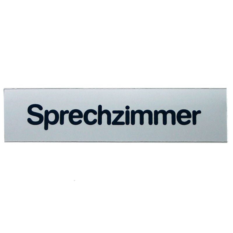 GRÄWE Türschild „Sprechzimmer“ – Klassisches Hinweisschild