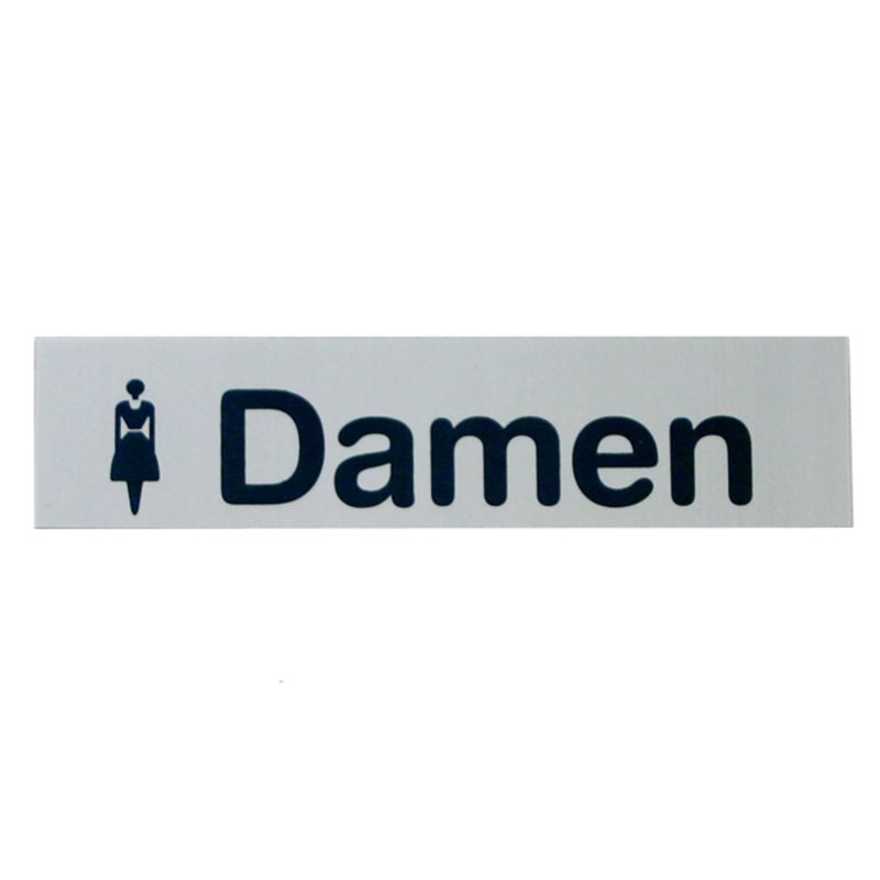 GRÄWE Türschild / Piktogramm „Damen“